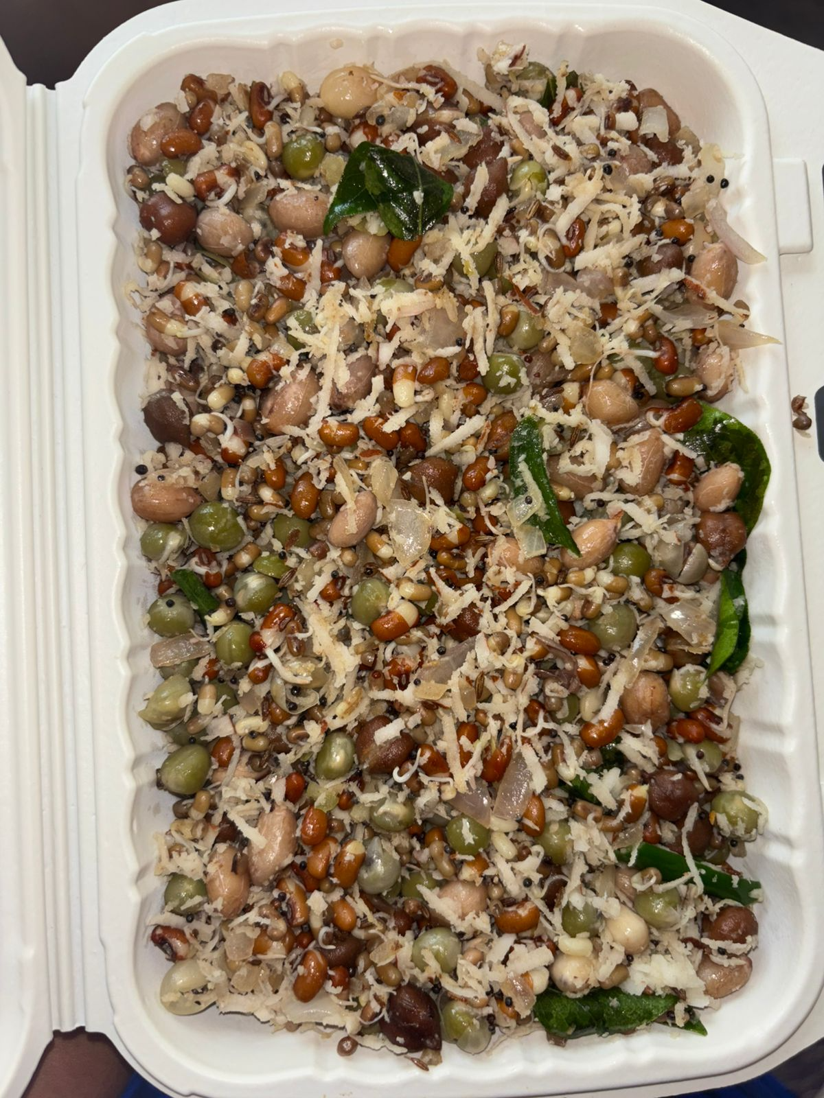 Mollake Usli spiced sprouted legume salad House of Sindhu