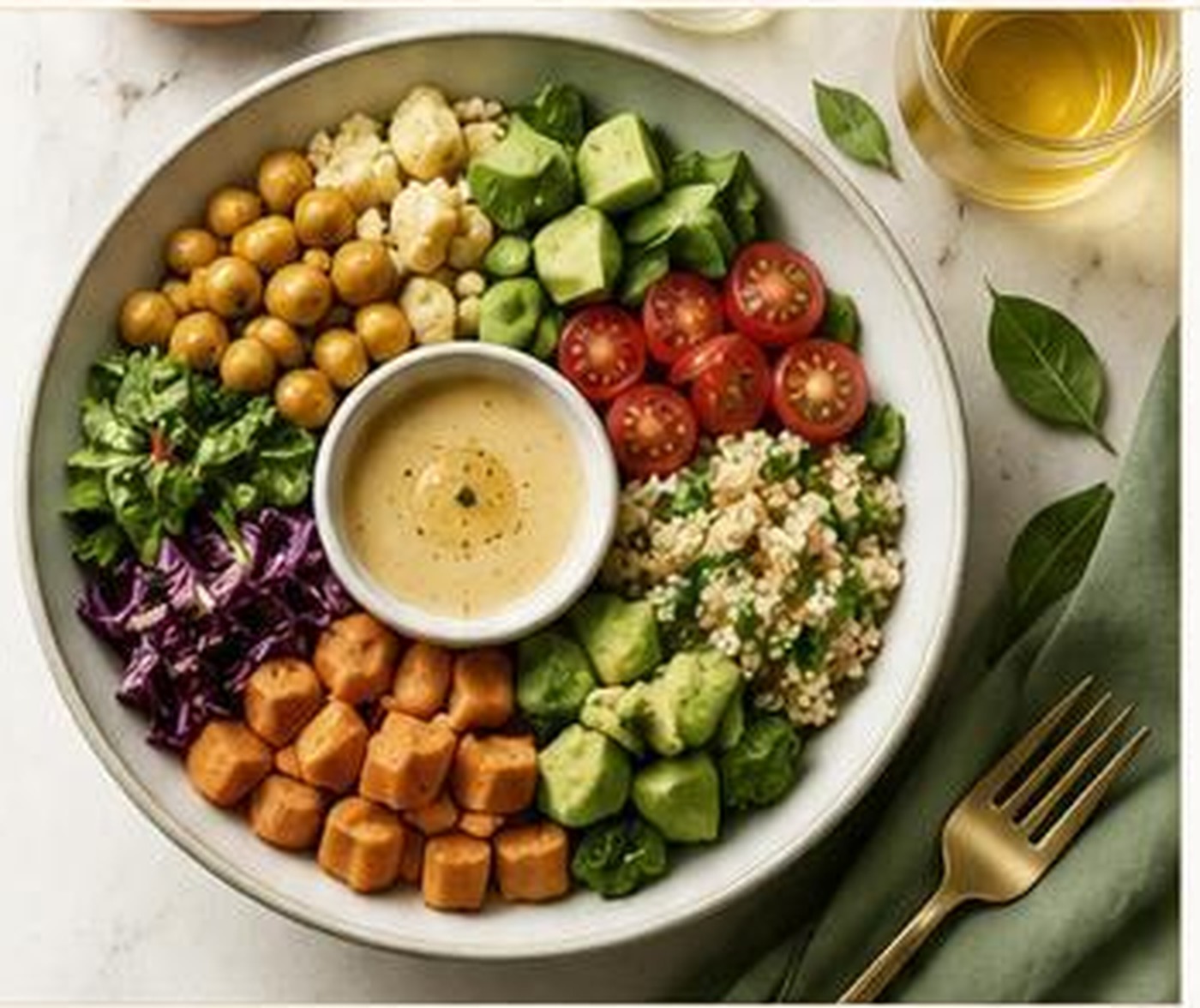 Millet rice bowl and fresh salad box from House of Sindhu Bengaluru