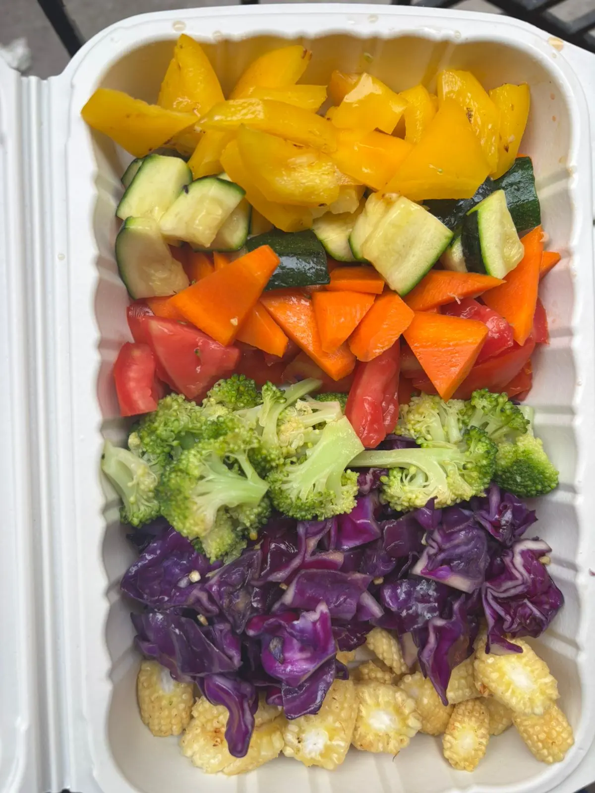 Sasya Bhojana zucchini and broccoli salad box House of Sindhu Bengaluru